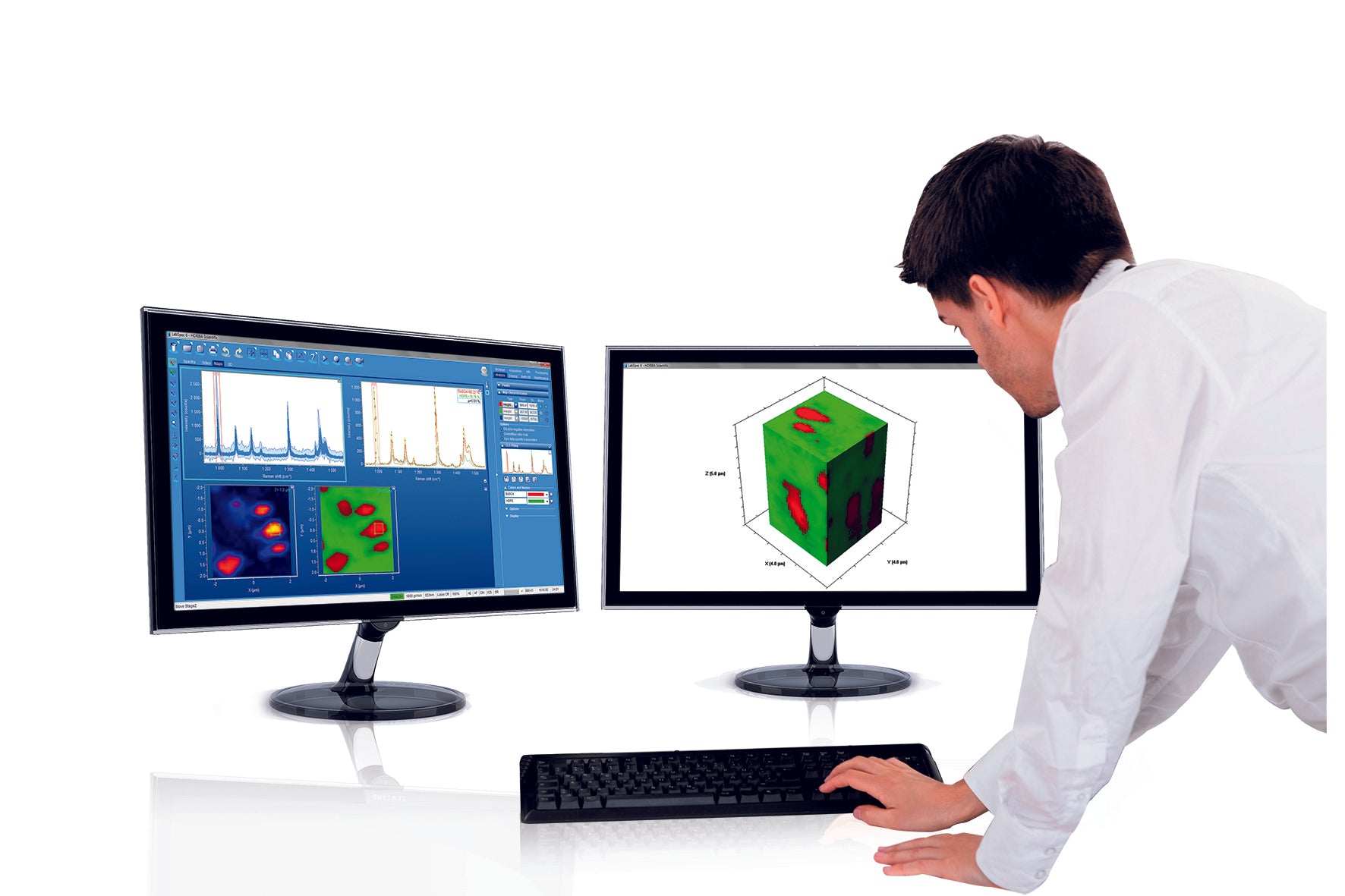 LabSpec 6 screen HORIBA
